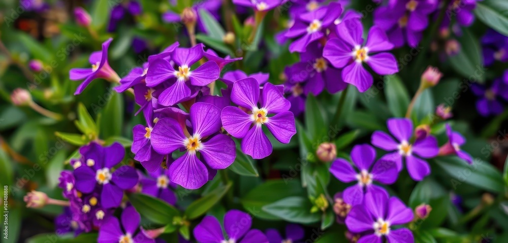 Vibrant purple flowers, freshly picked, lush blooms, violet, field Vibrant purple flowers, freshly picked, lush blooms, violet, field