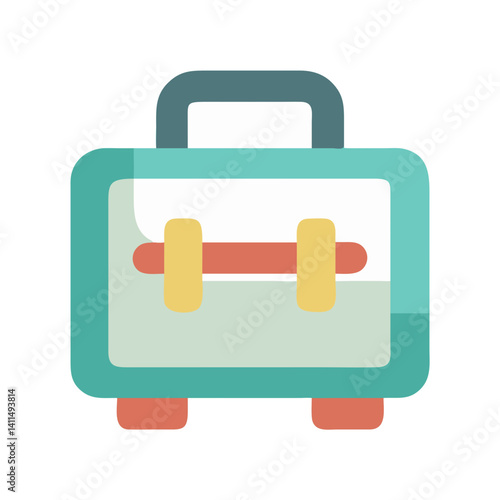 Suitcase Icon Representing Luggage Service and Travel Assistance