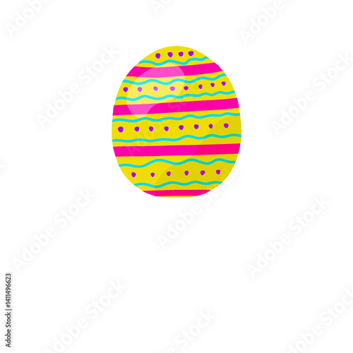 colorful easter eggs