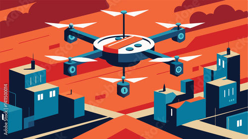 With their advanced flying capabilities the drones can easily navigate through tight and complex spaces making it possible for them to conduct thorough inspections even in the most. Vector