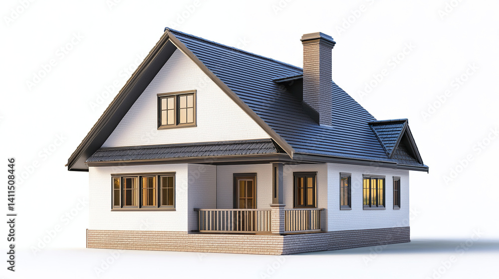 custom made wallpaper toronto digitalcharming white house with gabled roof and chimney