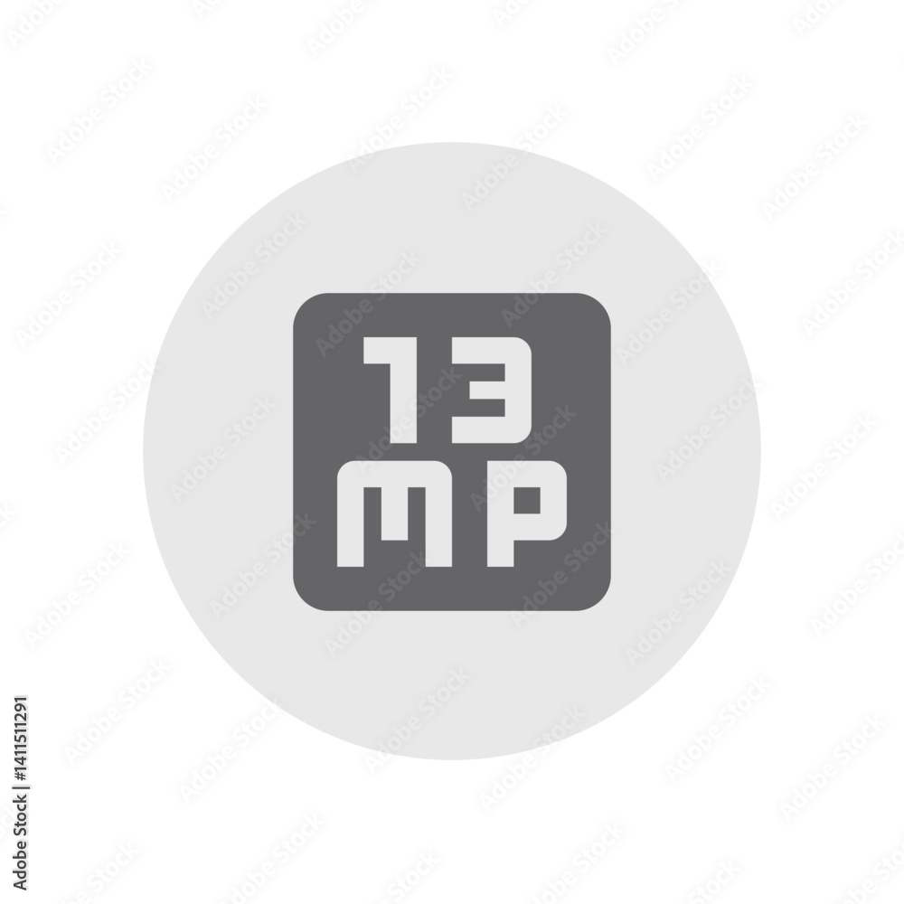 13 Megapixel Icon 13 Megapixel Icon