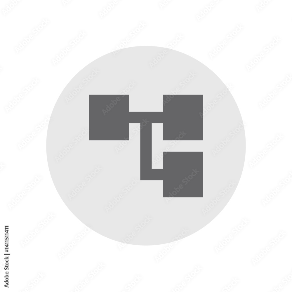 Fototapeta premium Account Tree Icon