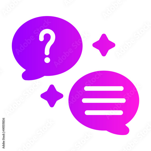 question Gradient icon
