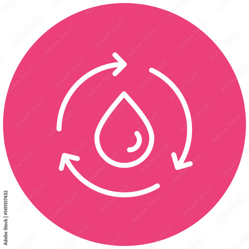 Obraz premium Water Icon