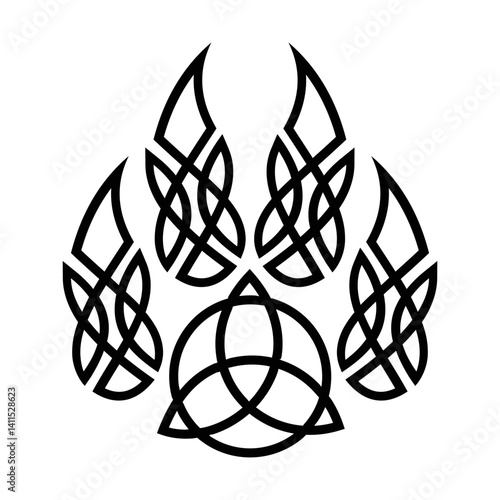 Celtic vintage symbol vector illustration