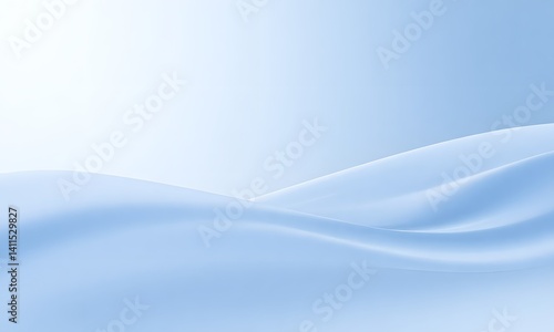 Blue fluid wave motion design.