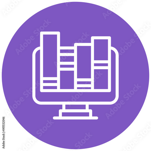 Online Library Icon