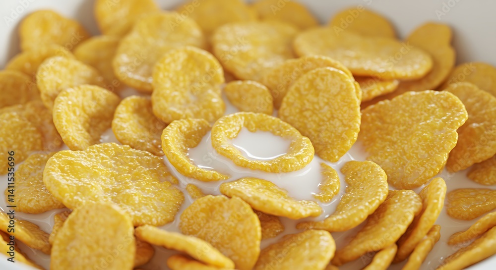 Golden Cornflakes Cereal: A Creamy, Delightful Breakfast Bowl Golden Cornflakes Cereal: A Creamy, Delightful Breakfast Bowl