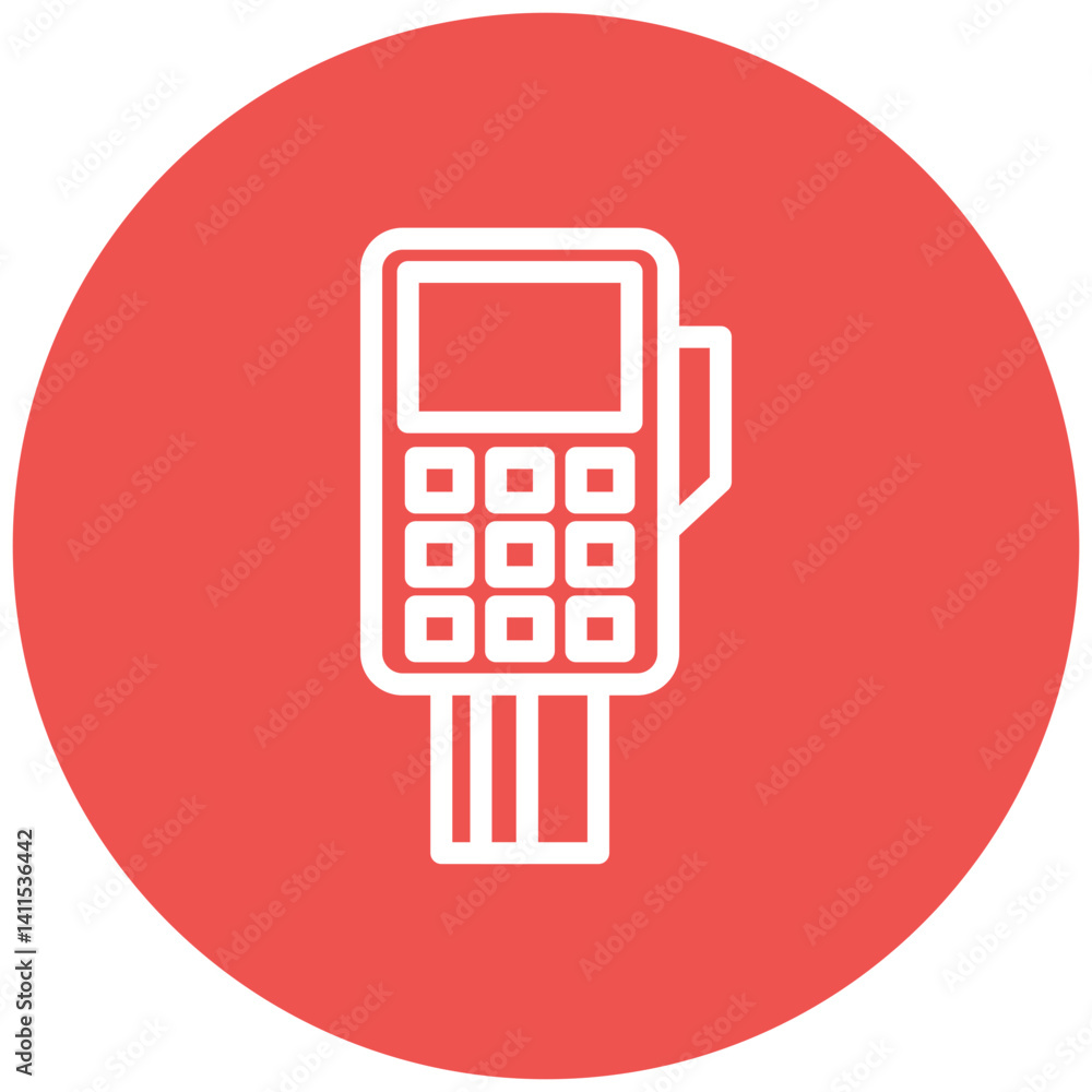 Card Machine Vector Icon Card Machine Vector Icon