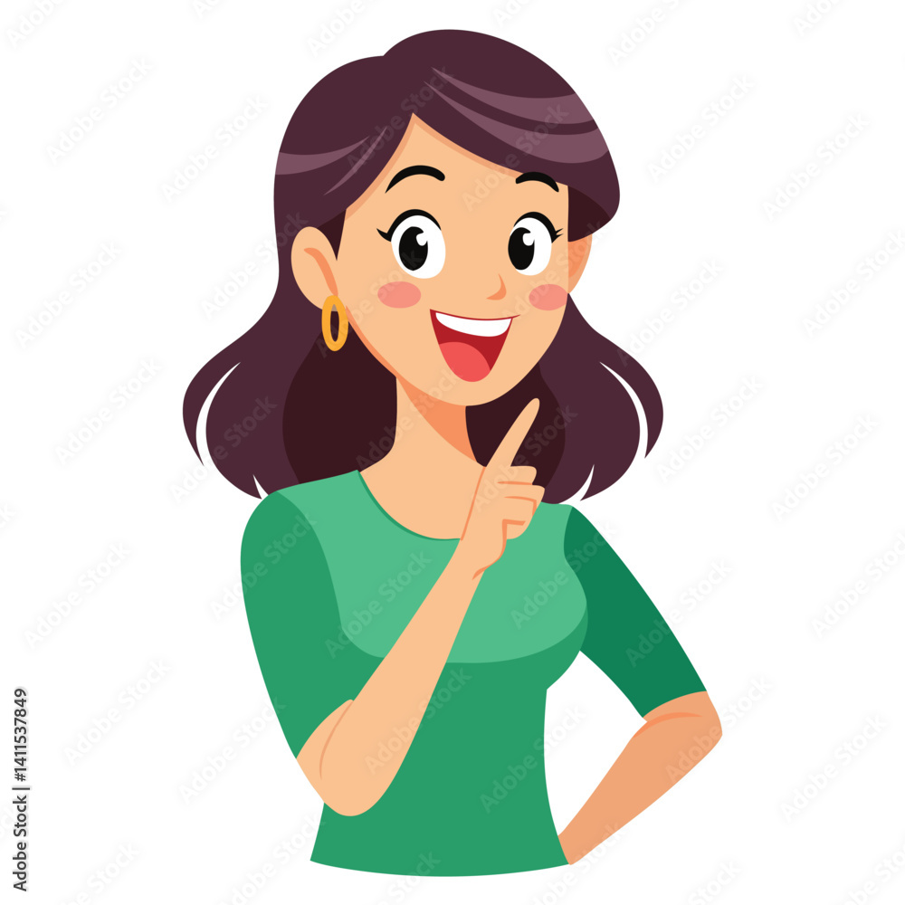 happy woman tells secret by putting palm to mouth happy woman tells secret by putting palm to mouth
