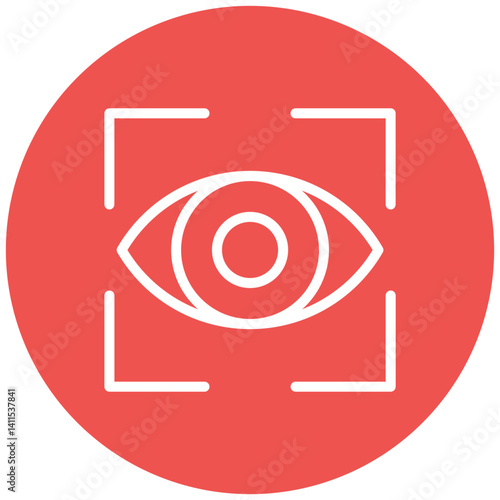 Eye Scanner Vector Icon