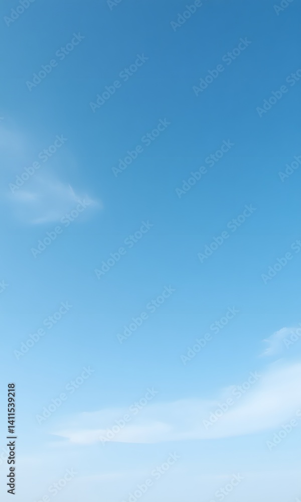 Blue sky with wispy clouds. Blue sky with wispy clouds.