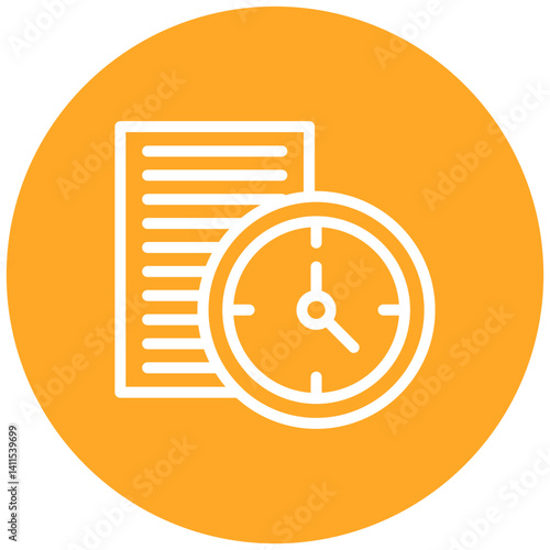 Time Management Vector Icon
