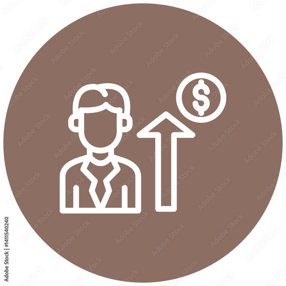 Employees Motivation Vector Icon Employees Motivation Vector Icon