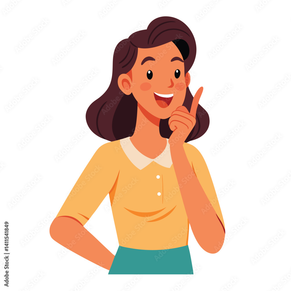 happy woman tells secret by putting palm to mouth happy woman tells secret by putting palm to mouth