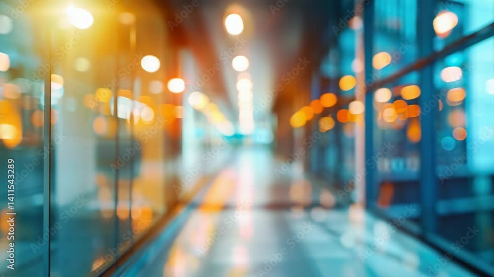 Brightly lit office with blurred lights, giving a sense of speed and activity. Brightly lit office with blurred lights, giving a sense of speed and activity.