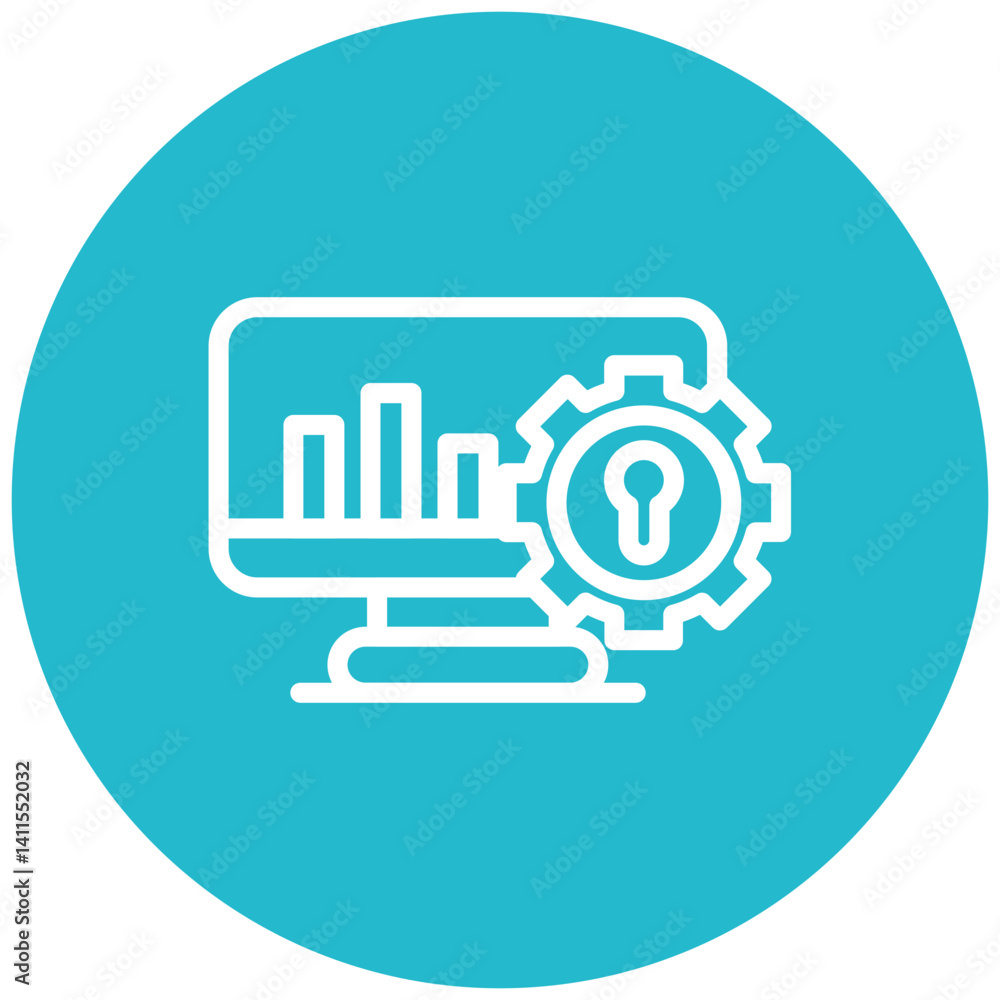 Network Authentication Icon Network Authentication Icon