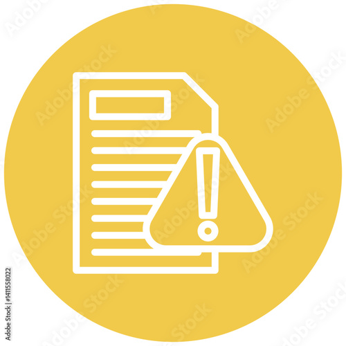Fraudulent Document Icon