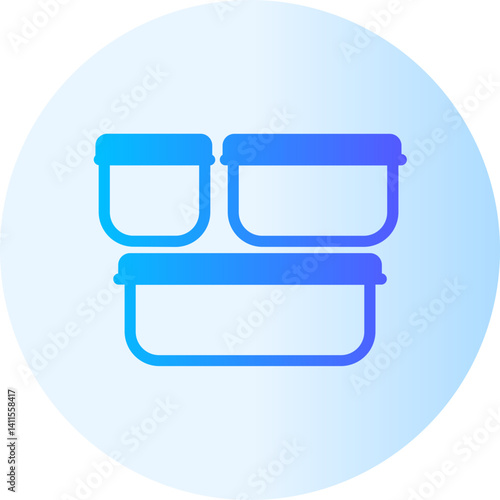Tupperware gradient icon