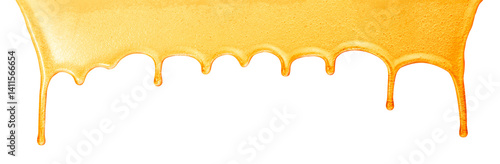 滴り落ちるハチミツのテクスチャー