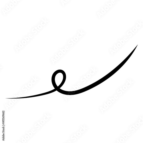 Swirl dynamic black brushst...