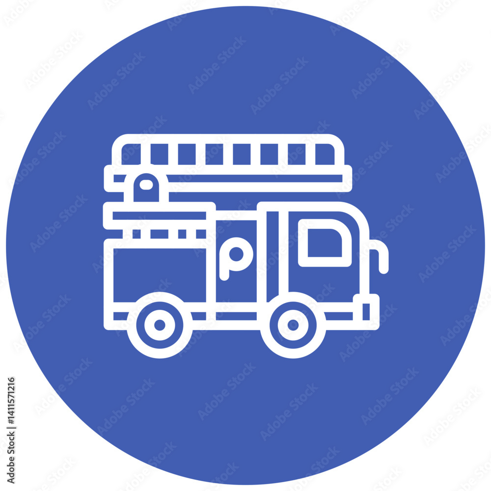 Fire Truck Icon Fire Truck Icon