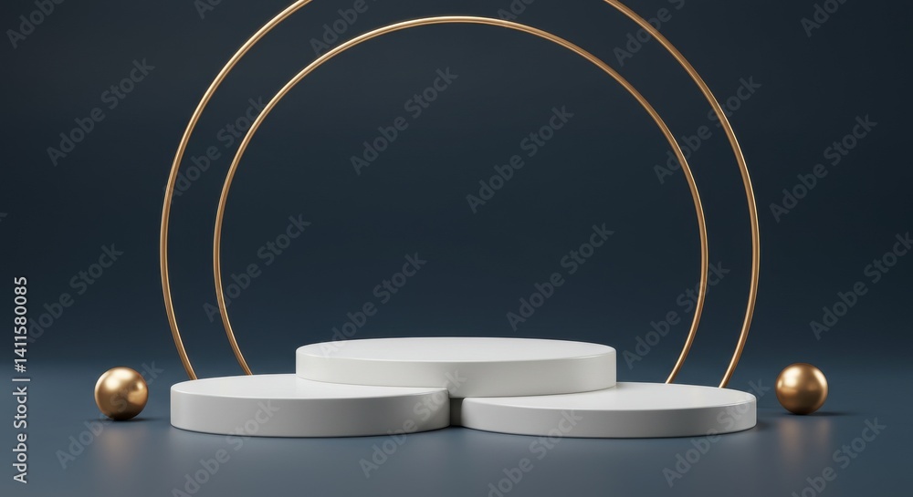 Podium product modern mockup Podium product modern mockup