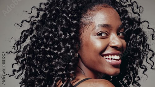 The Smiling Beautiful Woman