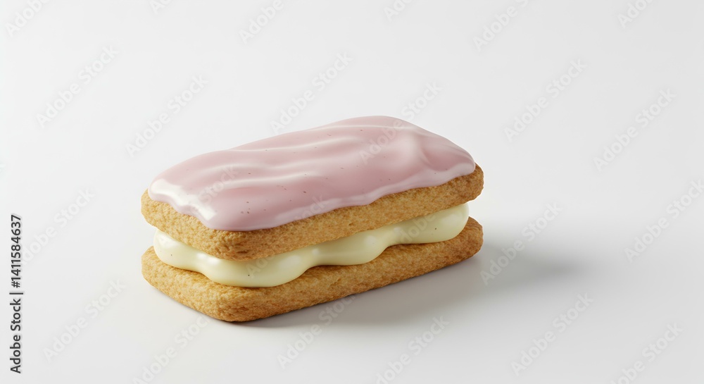 custom made wallpaper toronto digitalPetit four cookie white background Petit