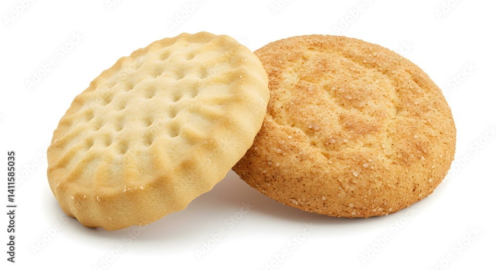 Snickerdoodle cookie white background Snickerdoodle cookie white background