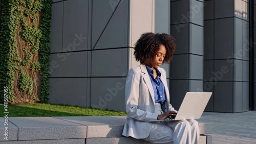 The Professional Woman with Laptop