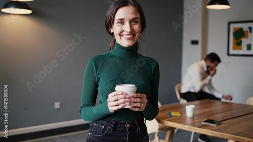 The Woman with Coffee Cup