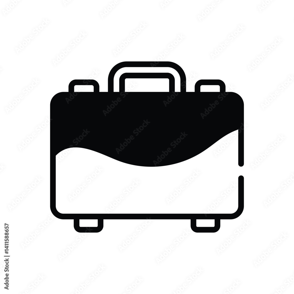 Suitcase Icon vector stock illustration Suitcase Icon vector stock illustration