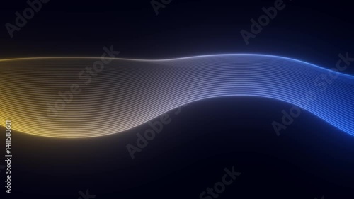 4K Abstract Glowing Lines Background – Futuristic Light Trails, Neon Waves, and Colorful Energy Streaks