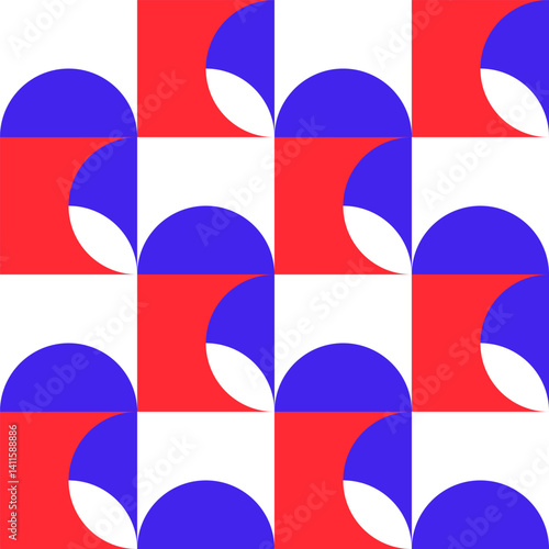 Abstract geometric seamless...