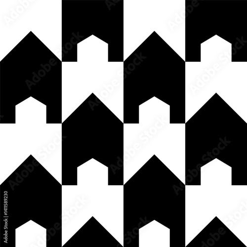 Abstract geometric seamless...