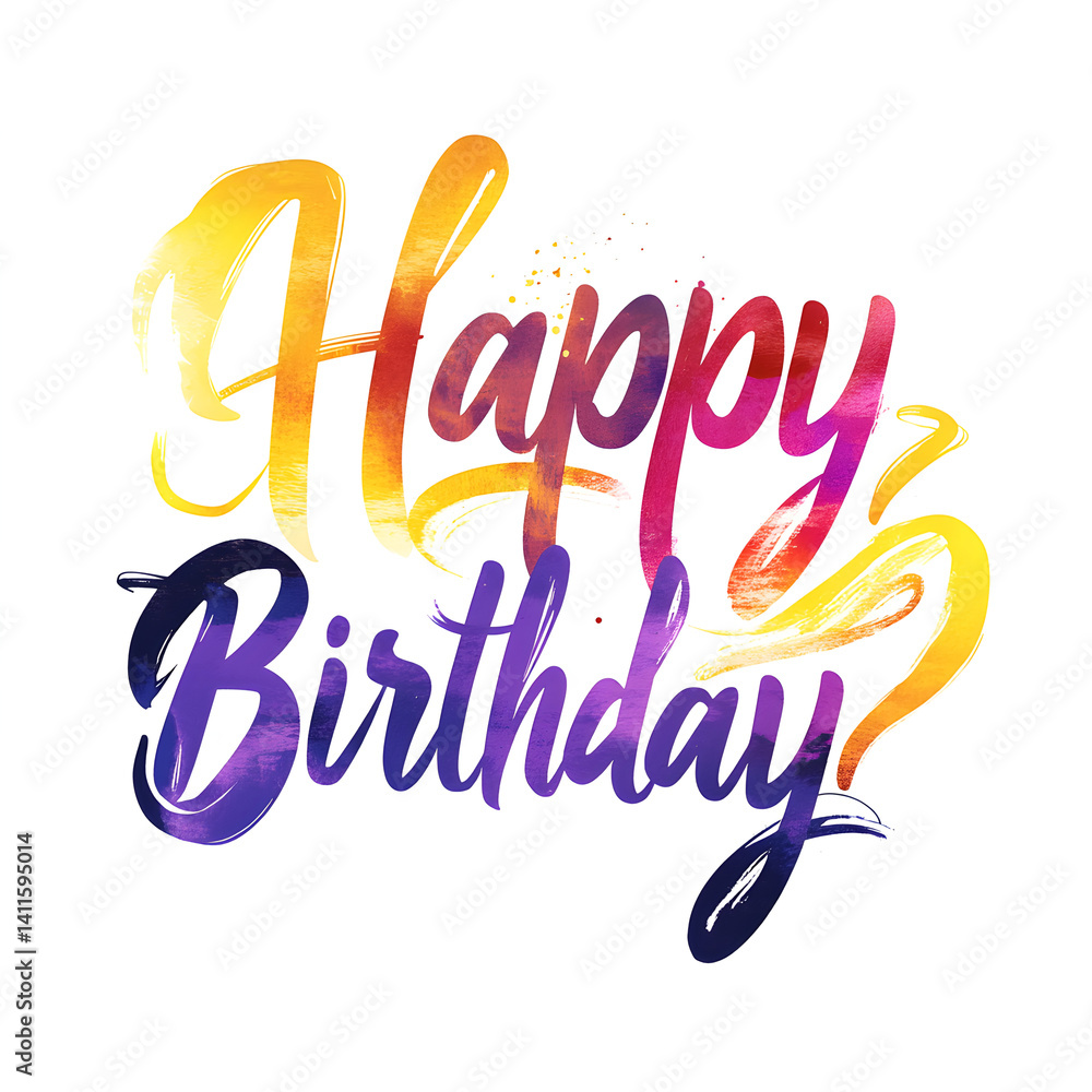 Obraz premium Happy Birthday design templates and background. AI generative.