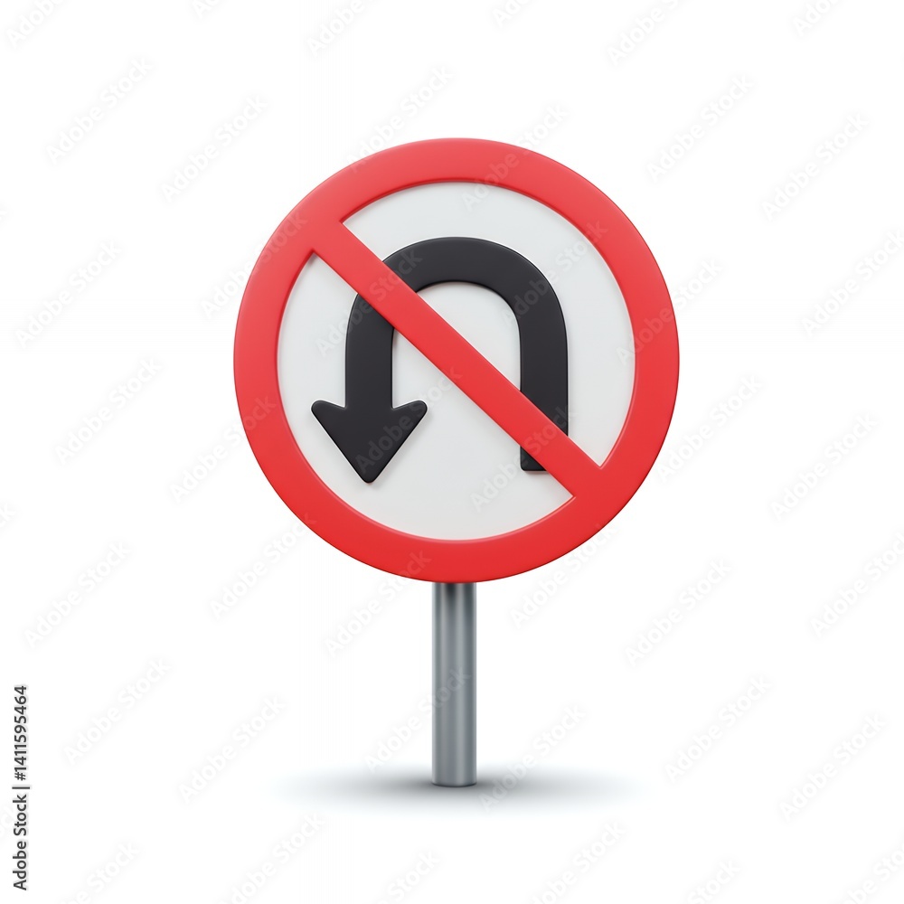 No U-Turn Traffic Sign: Regulation, Restriction, and Road Safety No U-Turn Traffic Sign: Regulation, Restriction, and Road Safety