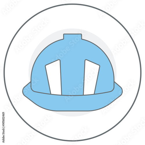 Hard Hat icon, Head Protection You Can Trust, Built for Safety, Worn for Life, vector