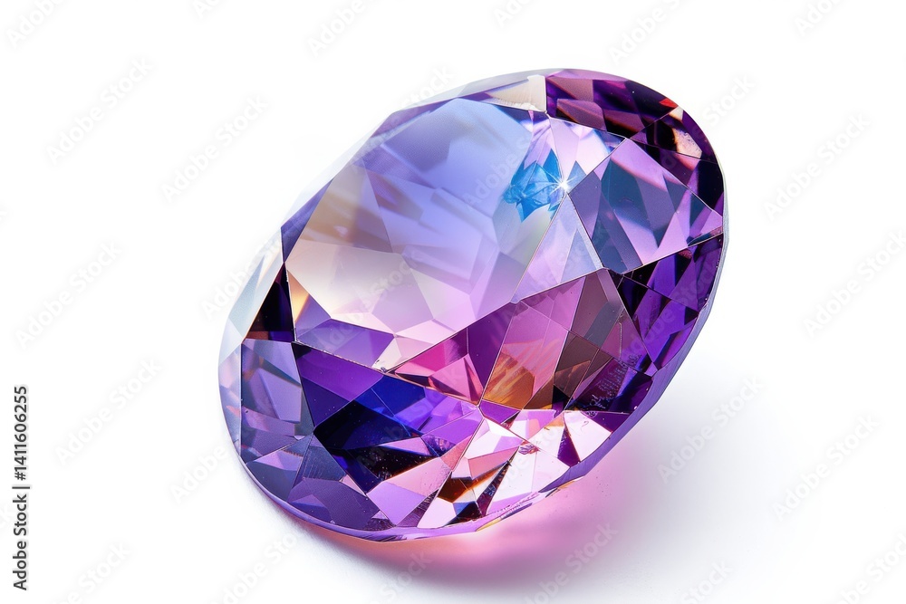 A dazzling amethyst gemstone shines brilliantly in soft light, showcasing intricate facets and rich purple hues, perfect for jewelry design isolated on transparent background A dazzling amethyst gemstone shines brilliantly in soft light, showcasing intricate facets and rich purple hues, perfect for jewelry design isolated on transparent background
