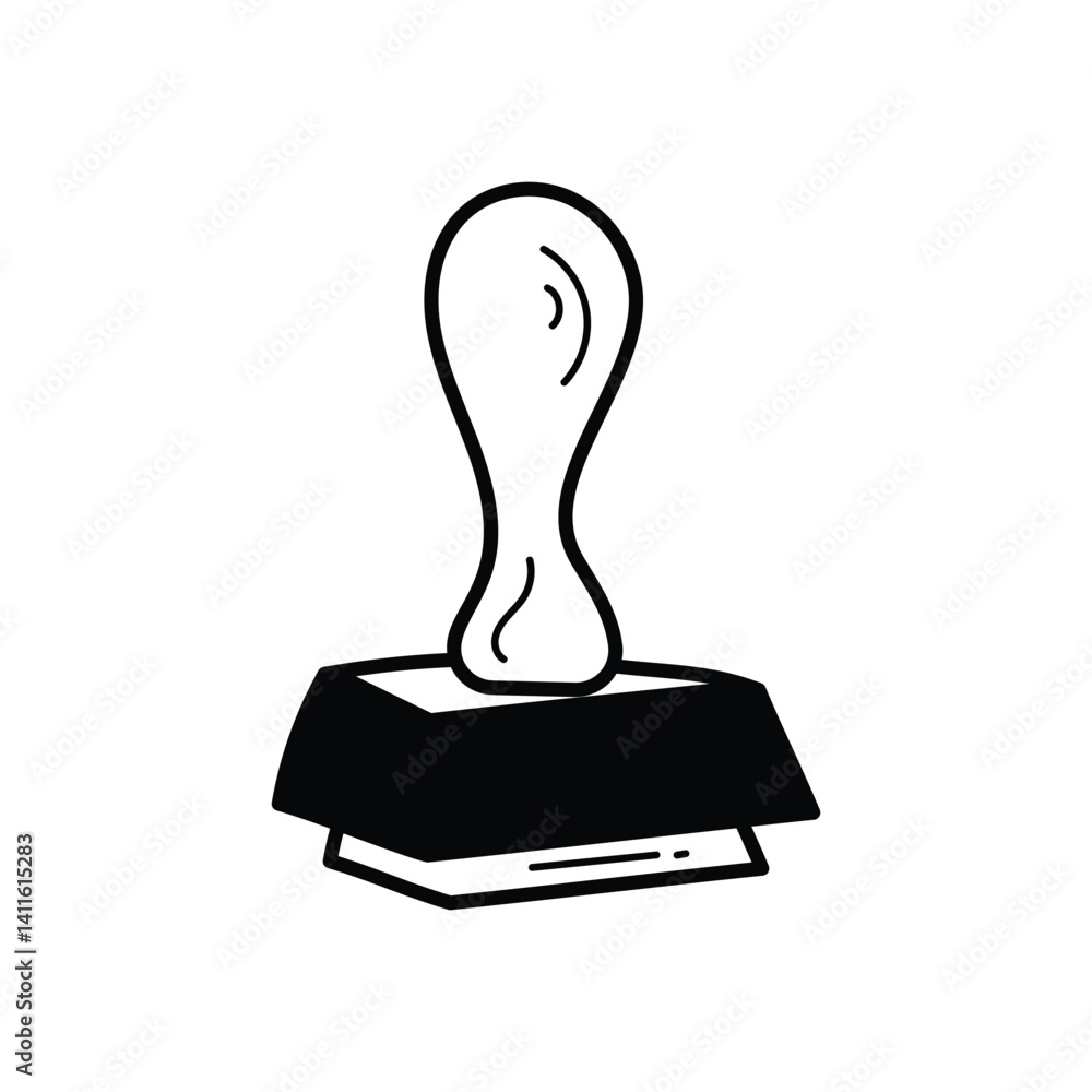 Stamp icon vector stock illustration Stamp icon vector stock illustration