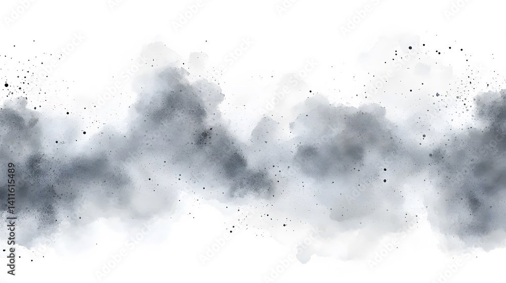 Abstract Watercolor Grey Cloud Background Texture Abstract Watercolor Grey Cloud Background Texture