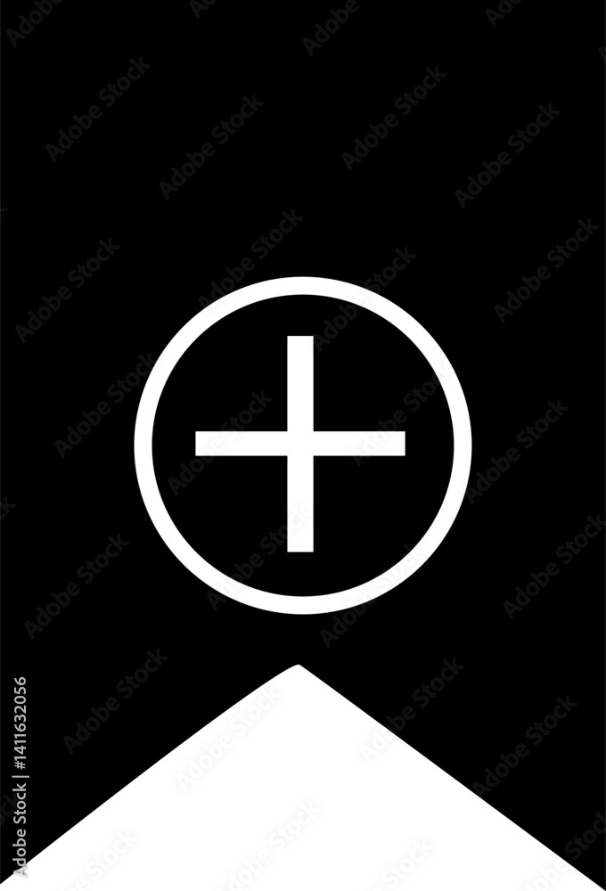 Obraz premium add bookmark vector icon 