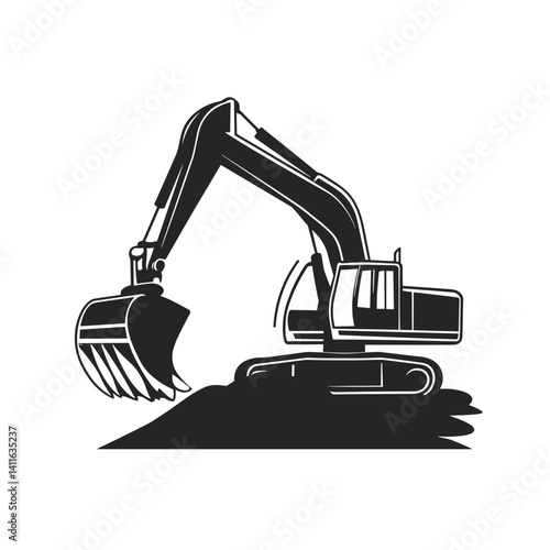Silhouette of a worker in a helmet against a city skyline, symbolizing strength and determination in construction.