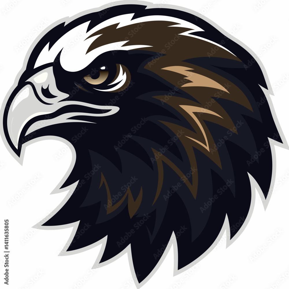 Fototapeta premium Eagle Vector Art and Illustration Set (from a collection)