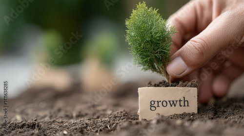 Planting Growth: A hand gen...