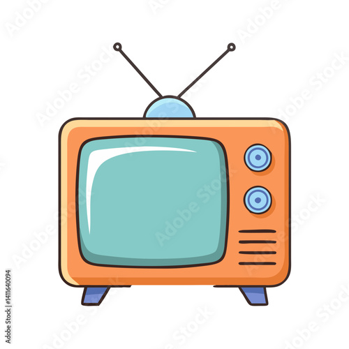 retro tv  icon, retro tv  vector illustration-simple illustration of retro tv , perfect for retro tv  logos and icons