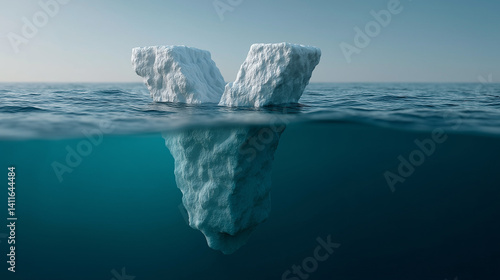 Iceberg in the Blue Depths:...