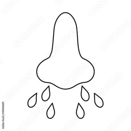 flu line icon